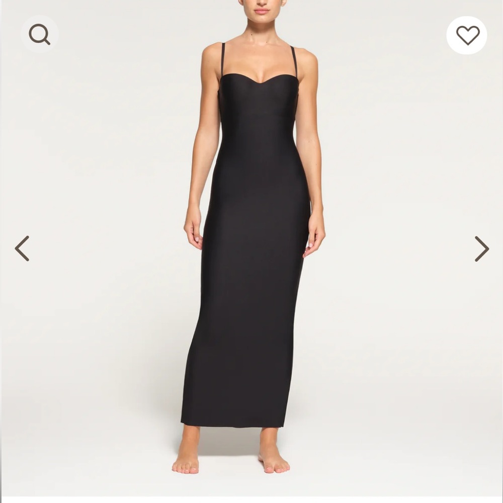 SKIMS Dress - Underwire Dress - XL New with Tags Black